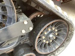 Undercarriage with Rear idler wear