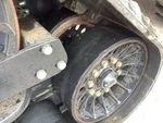 Undercarriage with Rear idler wear
