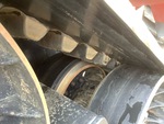 Undercarriage with Rubber Belt Drive Lugs