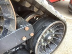 Undercarriage with Rear idler wear