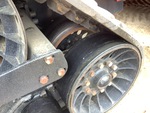 Undercarriage with Rear idler wear