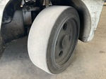 Chassis Lift with Left Rear Tire