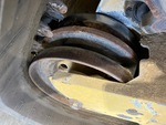 Undercarriage with Rear idler wear