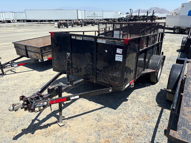 1984 Husky 10 ft S/A Utility Trailer