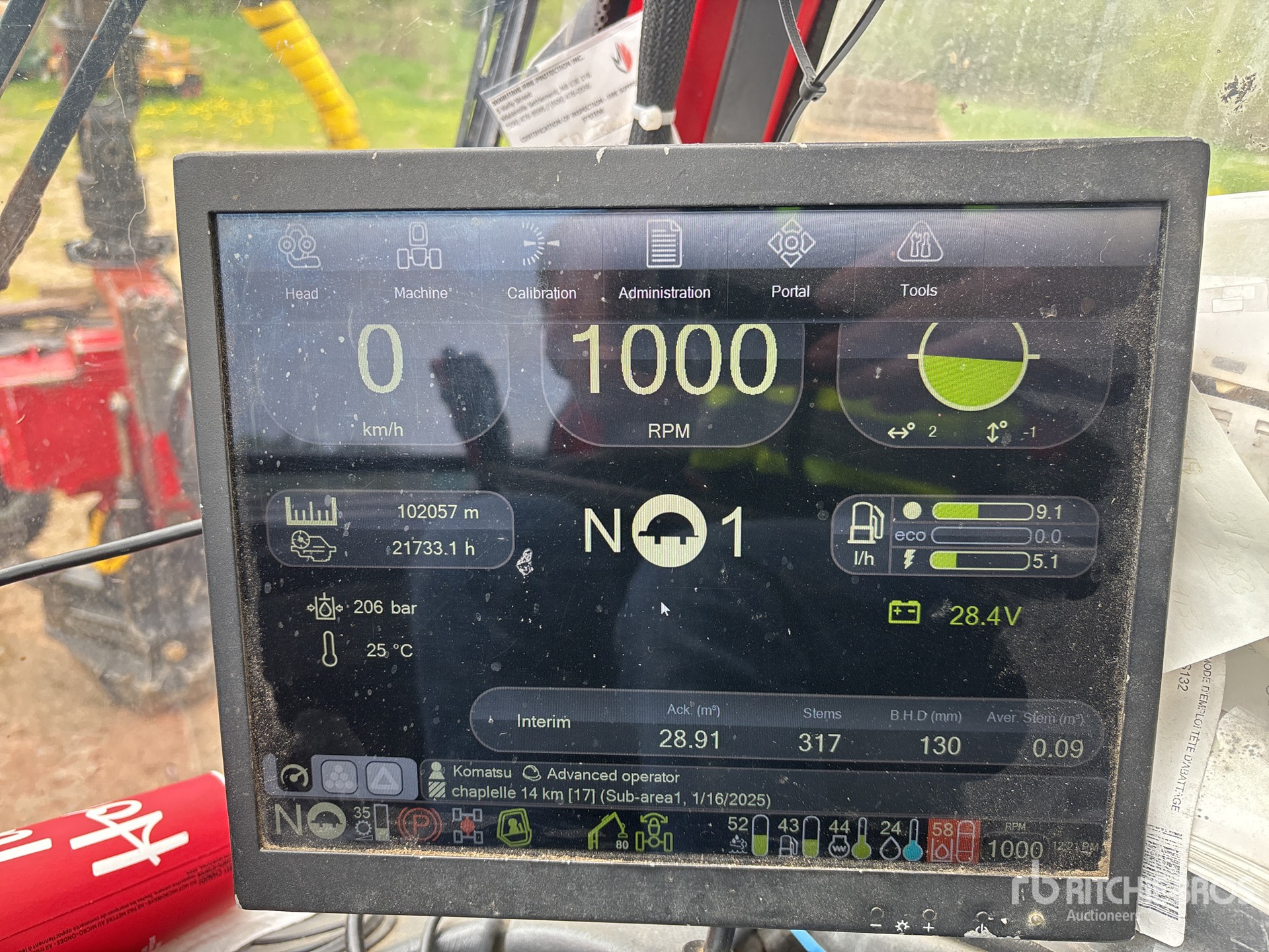 General Appearance with Hour Meter / Odometer