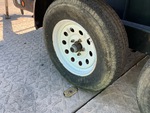Trailer Chassis with Left Front Tire