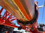 Crane Superstructure with Wear Pads