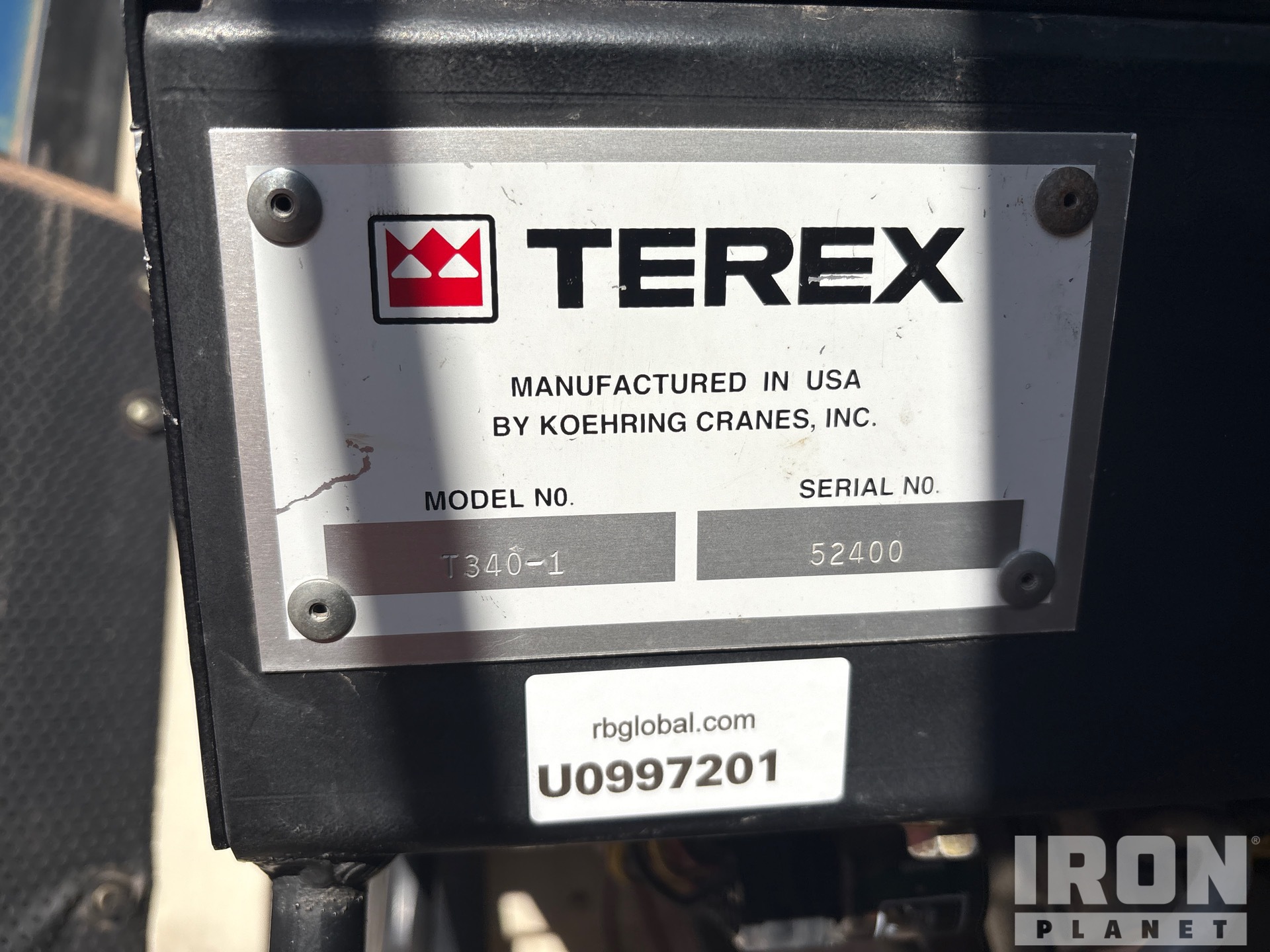 2007 Terex T340
