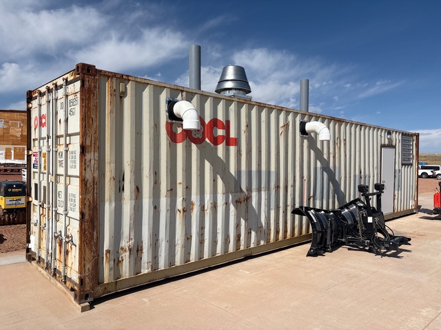 2007 40 ft x 8 ft Container with Lochinvar Crest Condensing Boiler Heater System