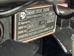 Engine with Engine Serial Number