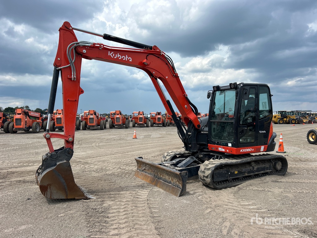 2025 Kubota KX080-5 Tracked Excavator | Ritchie Bros. Auctioneers