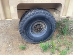 Trailer Chassis with Tire Condition