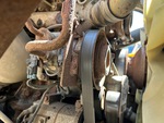 Motor with Klimaanlage, Kompressor