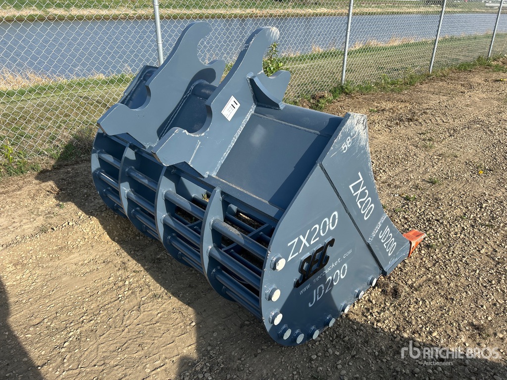 2026 SEC 58 in Q/C Skeleton Excavator Bucket - Fits ZX200 (Unused