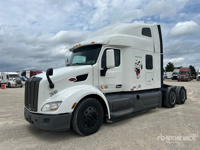 2021 Peterbilt 579 6x4 T/a Sleeper Truck Tractor