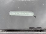 General Appearance with Frame Stamp Serial Number/VIN Photo