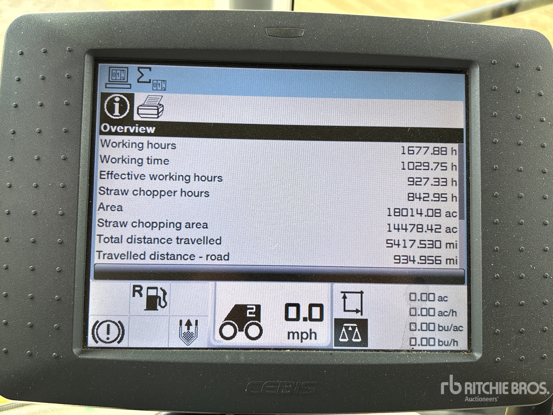 General Appearance with Hour Meter / Odometer