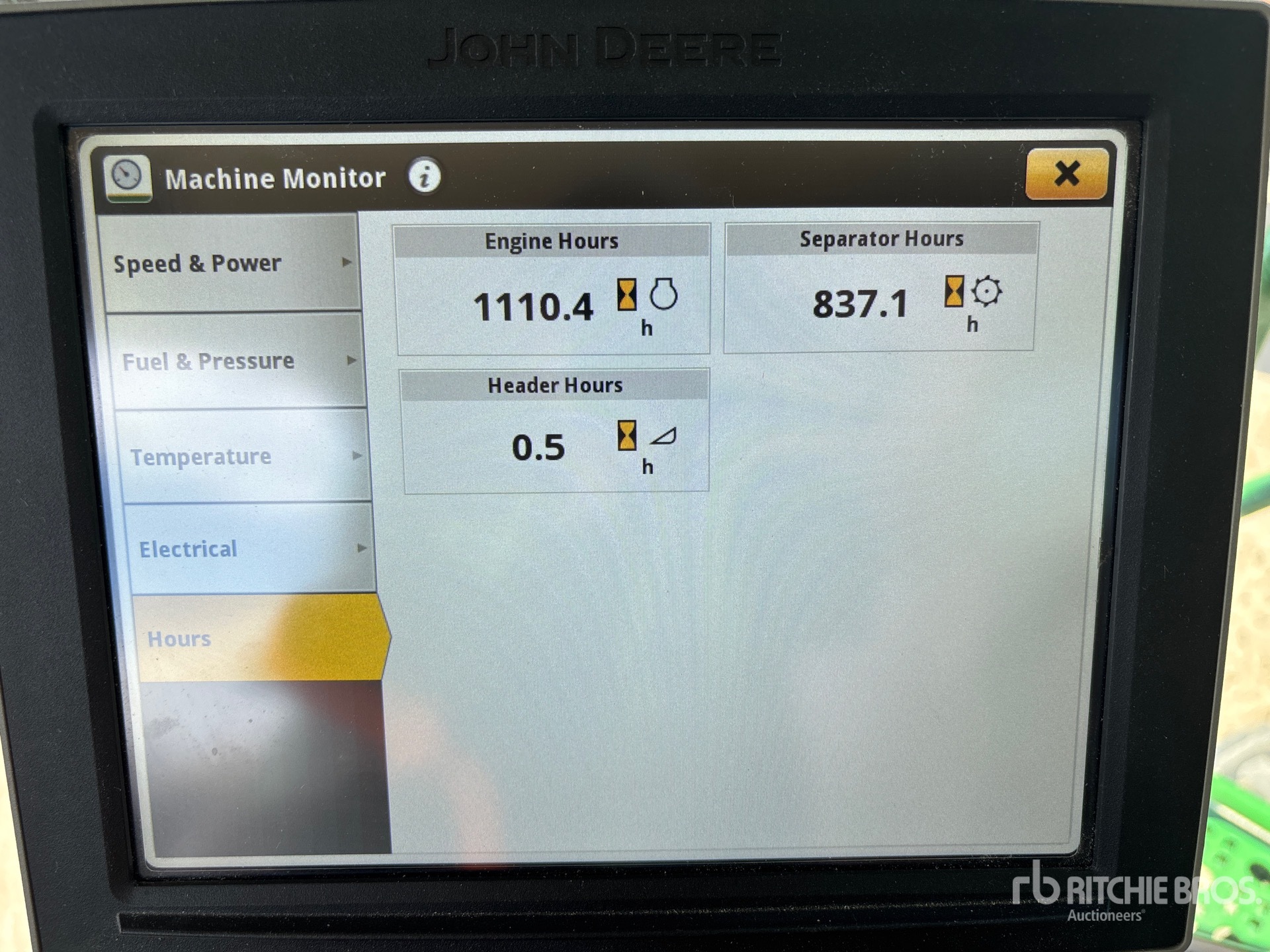 General Appearance with Hour Meter / Odometer