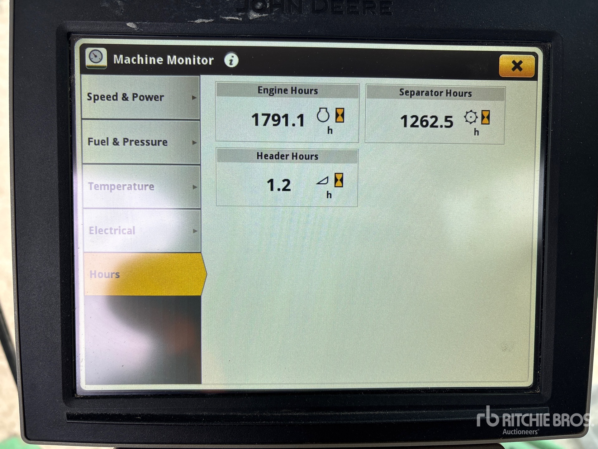 General Appearance with Hour Meter / Odometer