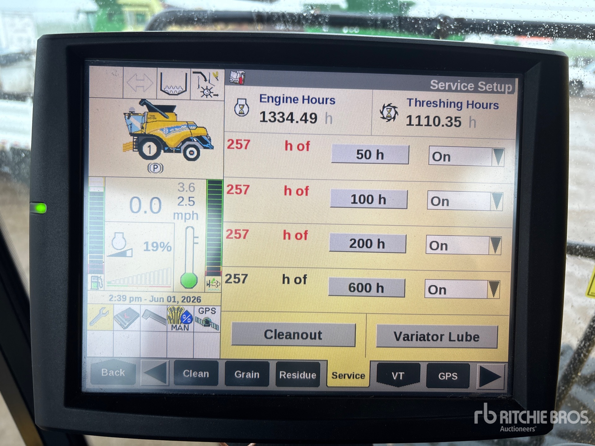 General Appearance with Hour Meter / Odometer