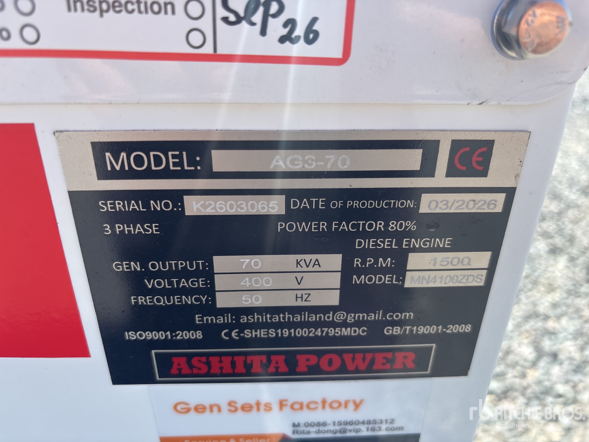 2026 Ashita AG3-70