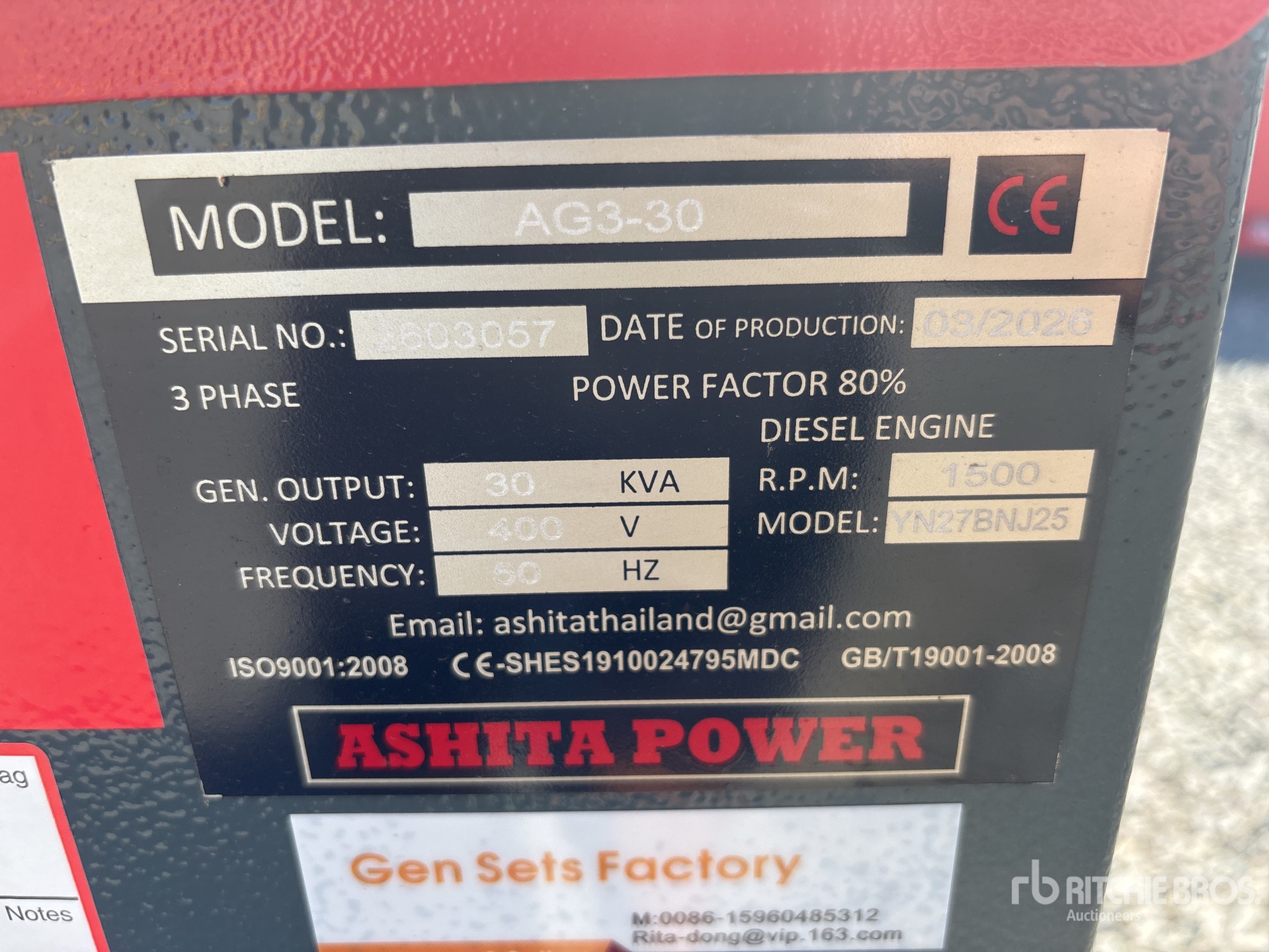 2026 Ashita AG3-30