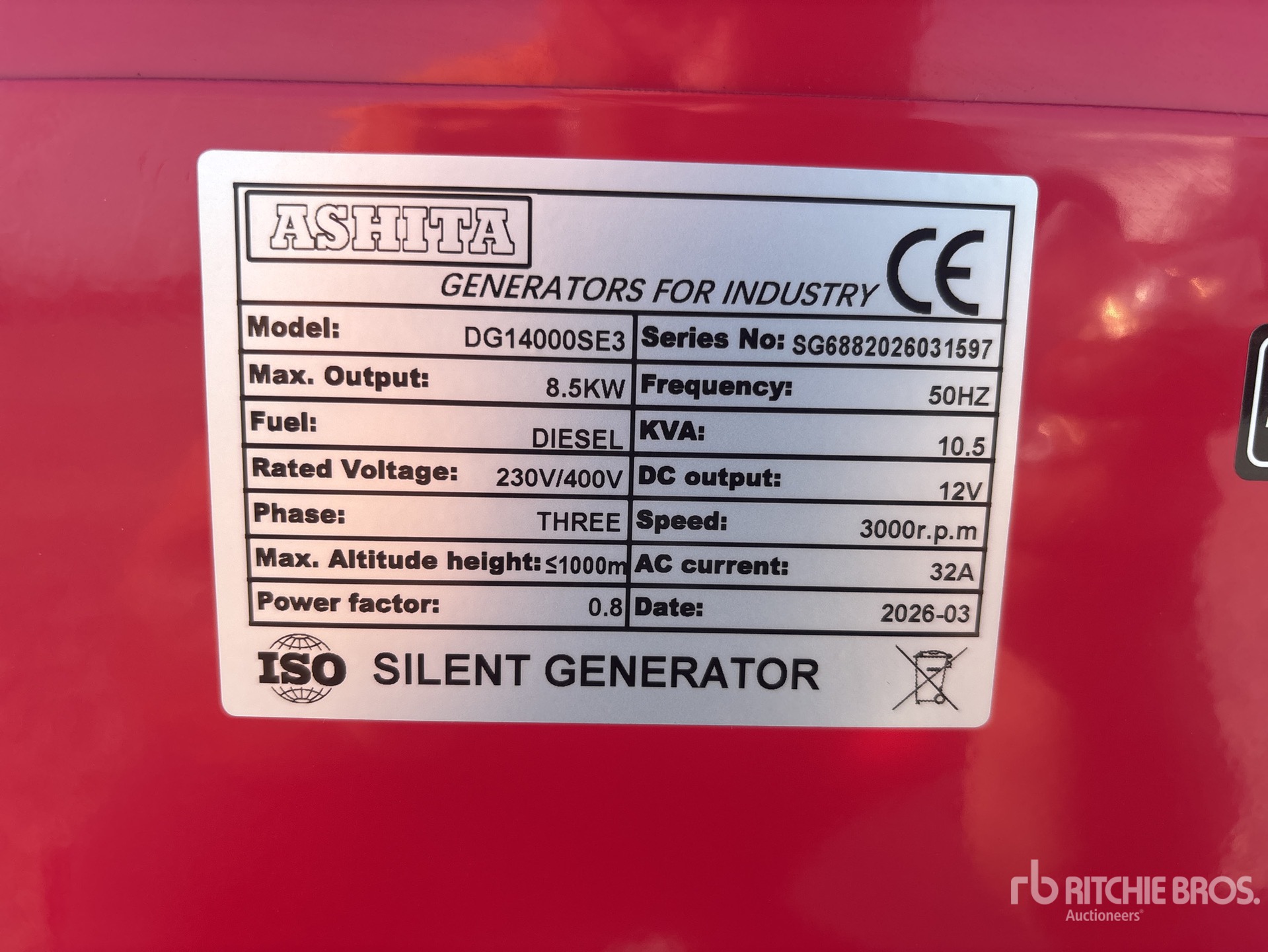 2026 Ashita DG14000SE3