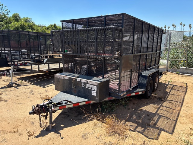 2013 Millerbilt 14X837K 12 ft T/A Landscape Trailer