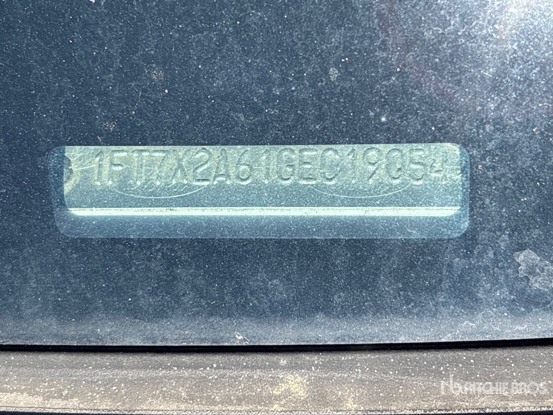 General Appearance with Frame Stamp Serial Number/VIN Photo
