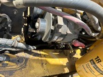 Engine with A/C Compressor