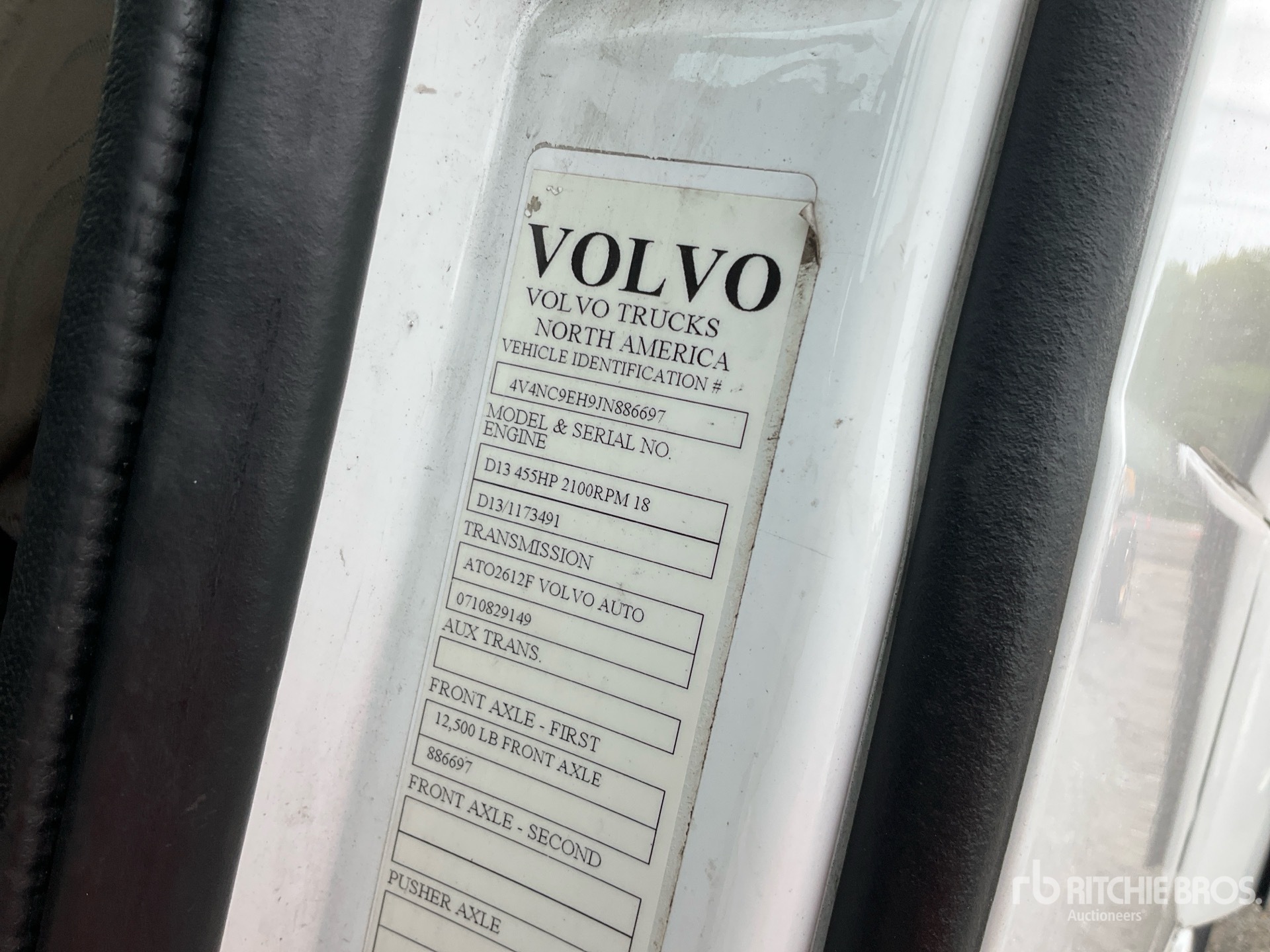 General Appearance with Numéro de série/Numéro d'identification du véhicule automobile