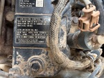 Engine with Emission Label