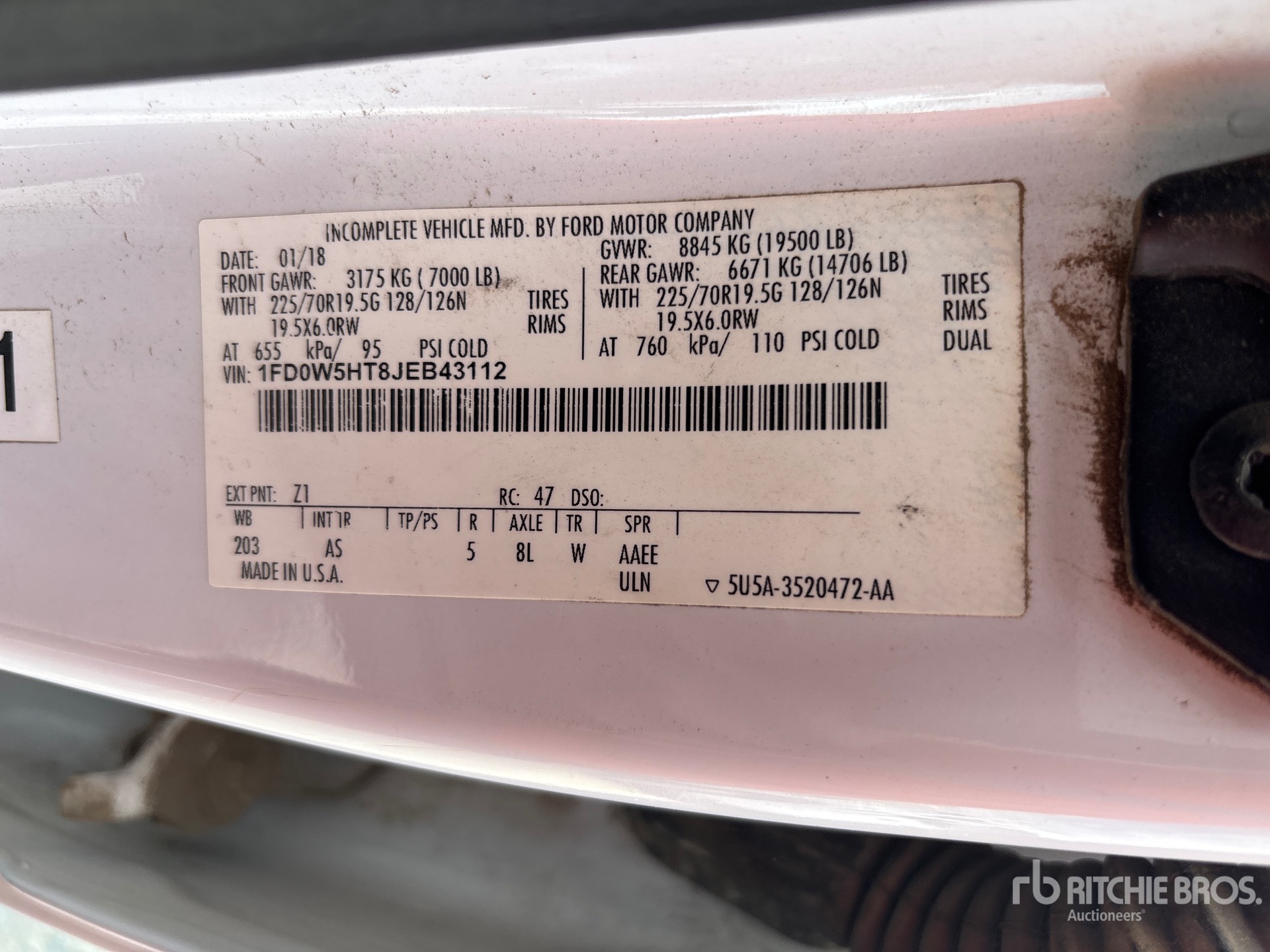 2018 Ford F-550