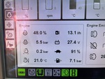 Control Station with Engine Oil Pressure