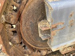 Undercarriage with Left Track Tensioner