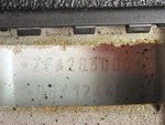 General Appearance with Frame Stamp Serial Number/VIN Photo
