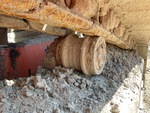 Undercarriage with Left Carrier Rollers