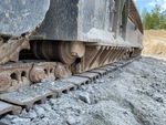 Undercarriage with Left Track Rollers