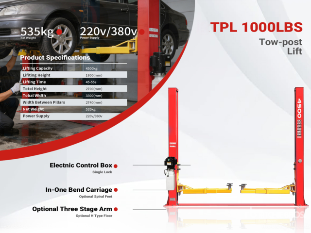 2026 TPL-RED Vehicle Lift