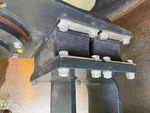 Cadre with Isolants de tambour en caoutchouc