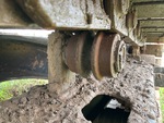 Undercarriage with Left Carrier Rollers