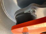 Chassis with Tamponi antivibrazioni dei rulli in gomma