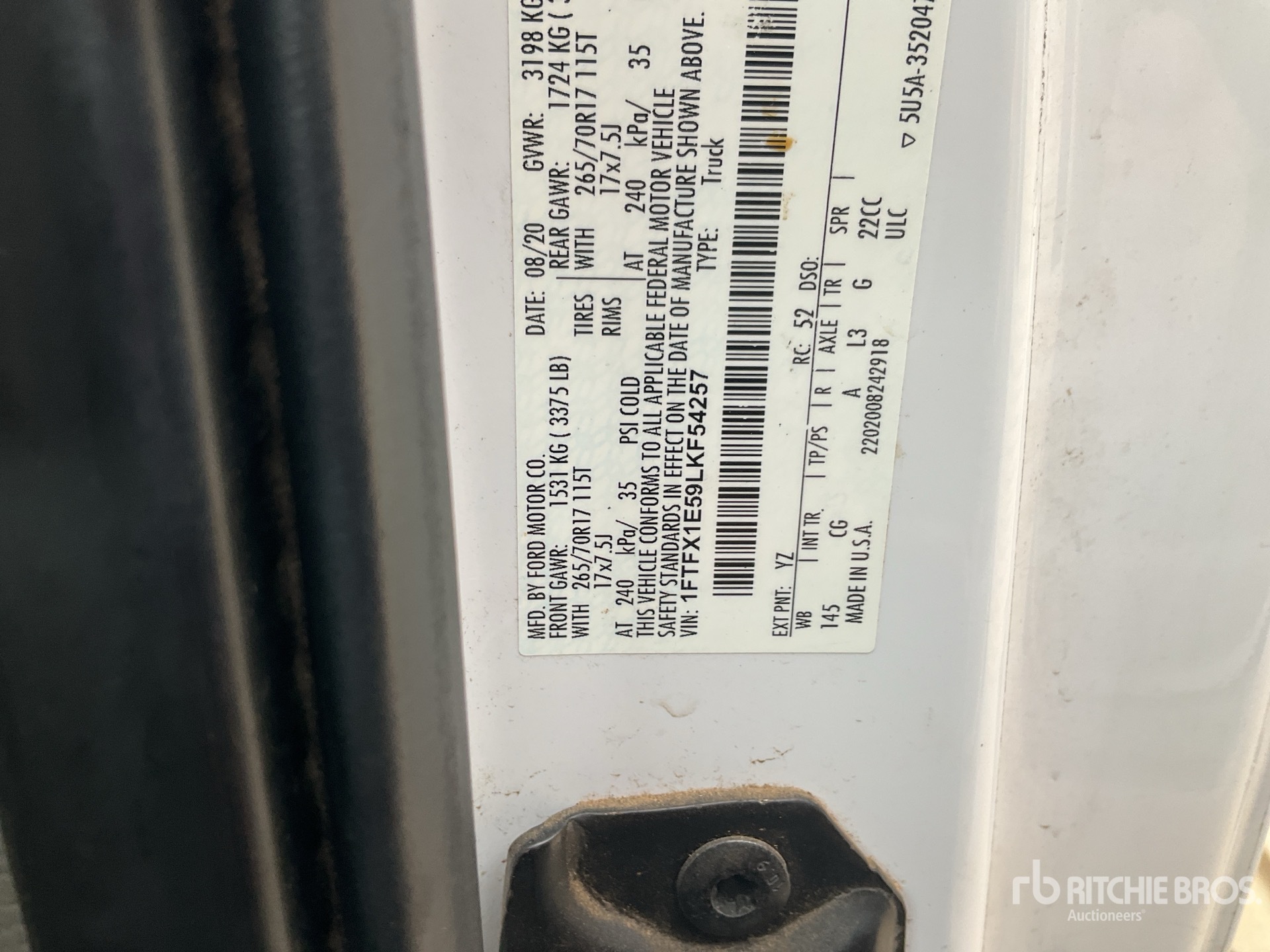 Photo of a 2020 Ford F-150