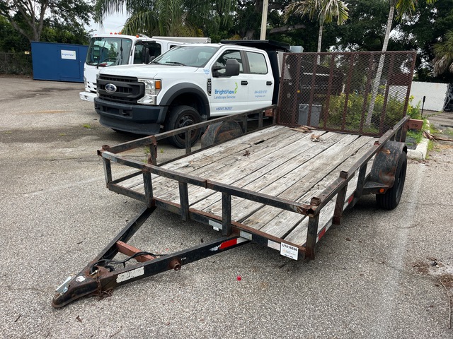 2015 Down to Earth DTE8212G29 12 ft S/A Utility Trailer
