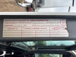 General Appearance with Motor Vehicle Safety Standards Label