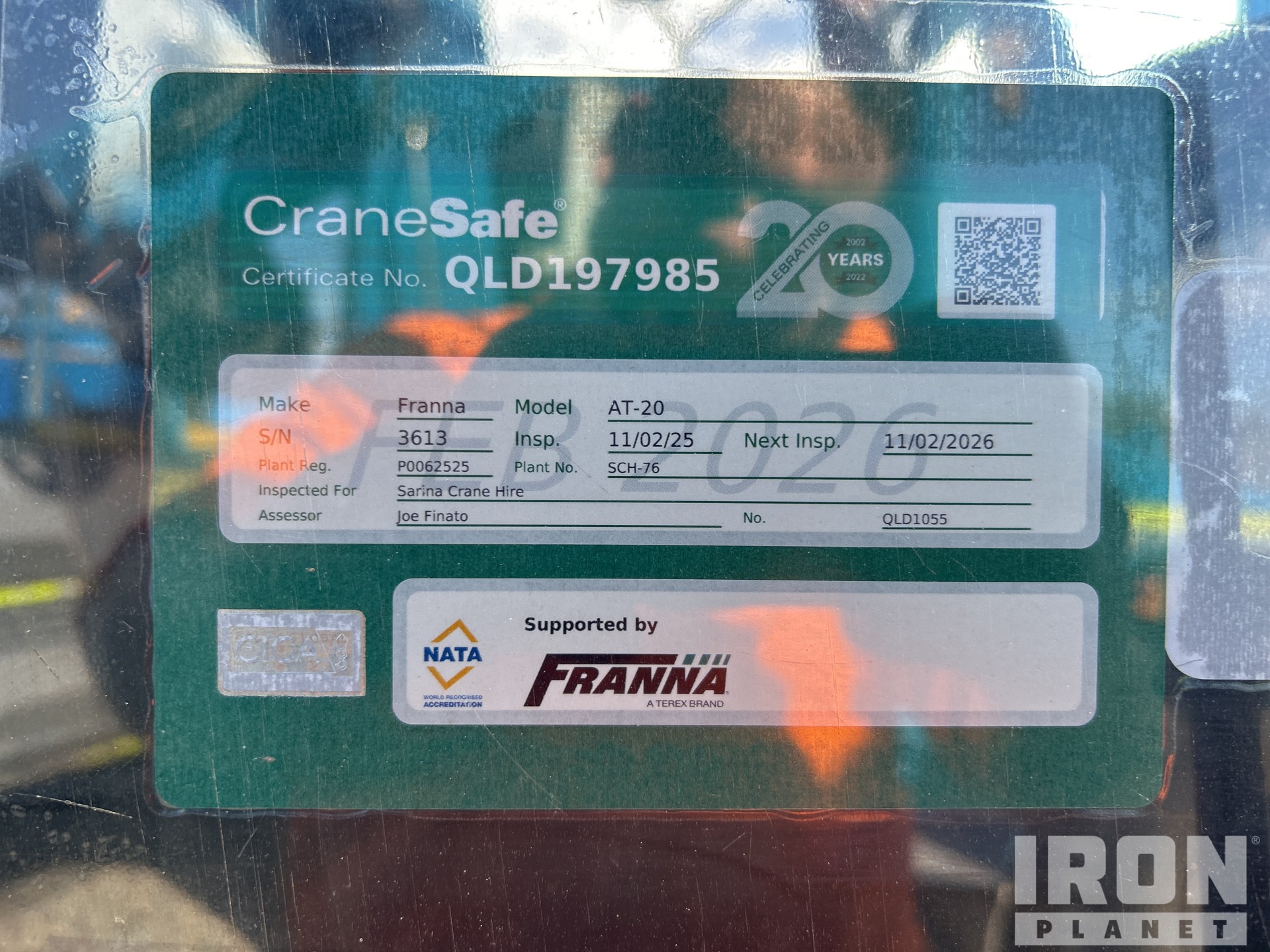 2005 Franna AT-20