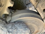 Undercarriage with Left Rear Idler