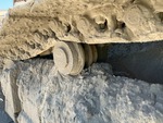 Undercarriage with Left Carrier Rollers