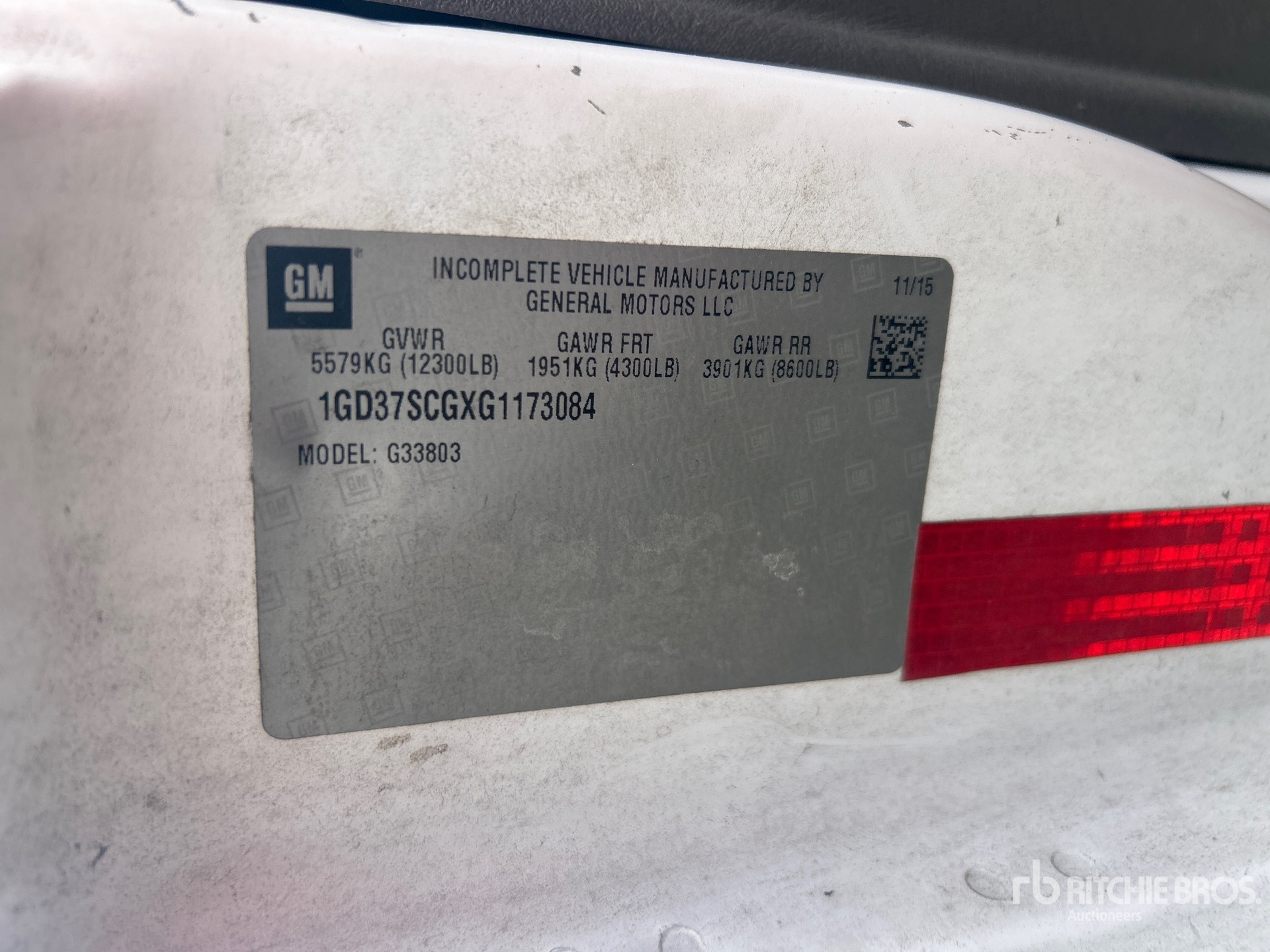 2016 GMC Savana G3500