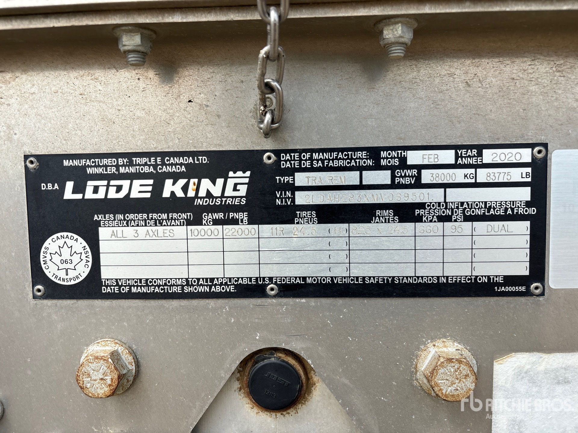 2021 Load King 28 ft Tri/A Super B-Train Lead